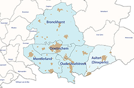 Kaart Gelderland Basis